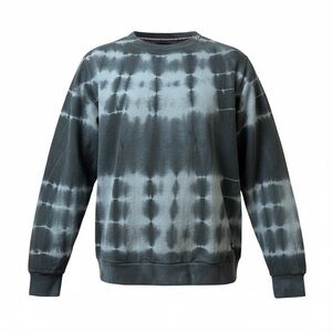 NWT Men's Navy Yard Tie-Dye Pullover- Black and Gray Size Small (KB2)